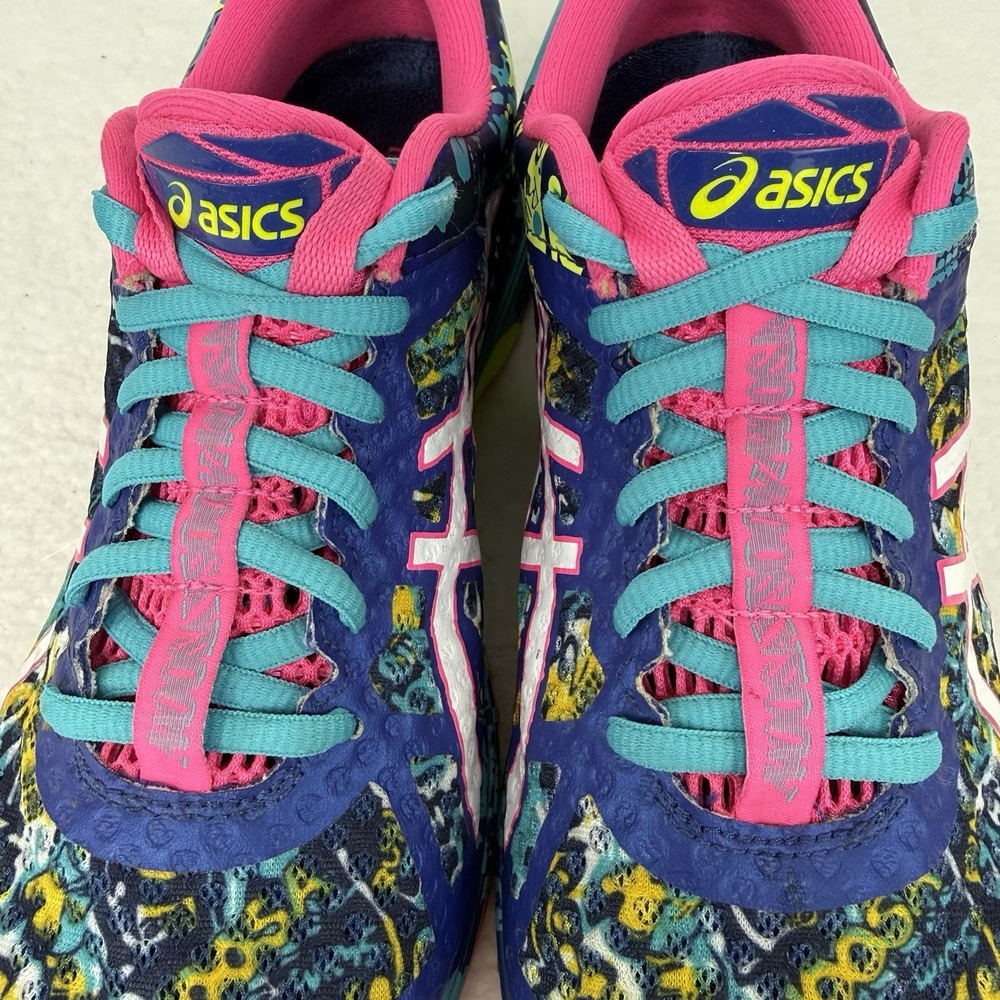 ASICS GEL-Noosa Tri 11 Women Running Shoes 9 Colorful Glow in Dark T676N - Picture 6 of 12